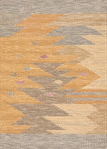 Contemporary American hooked rug, design SC_516