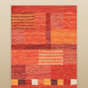 Contemporary American hooked rug, design SC_517