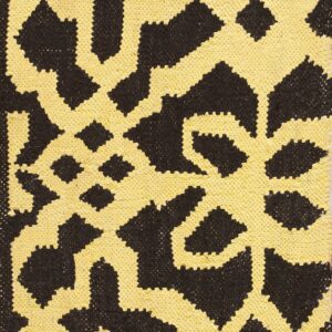 Contemporary American hooked rug, design SC_530
