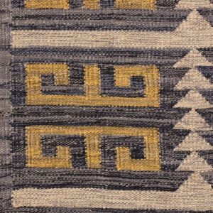 Contemporary American hooked rug, design SC_557