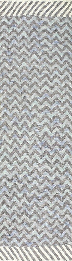 Contemporary swedish style flat weave rug, design sc_558b 1 Contemporary american hooked rug, design sc_558b