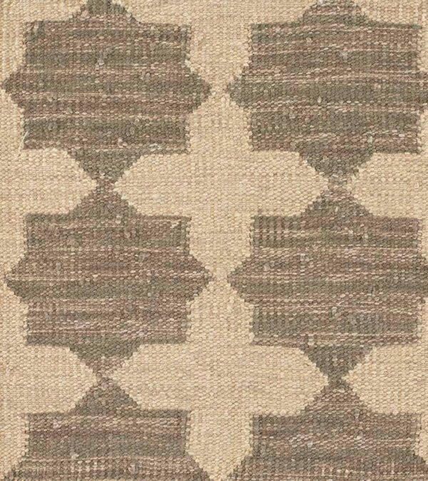 Contemporary swedish style flat weave rug, design sc_560 1 Contemporary american hooked rug, design sc_560