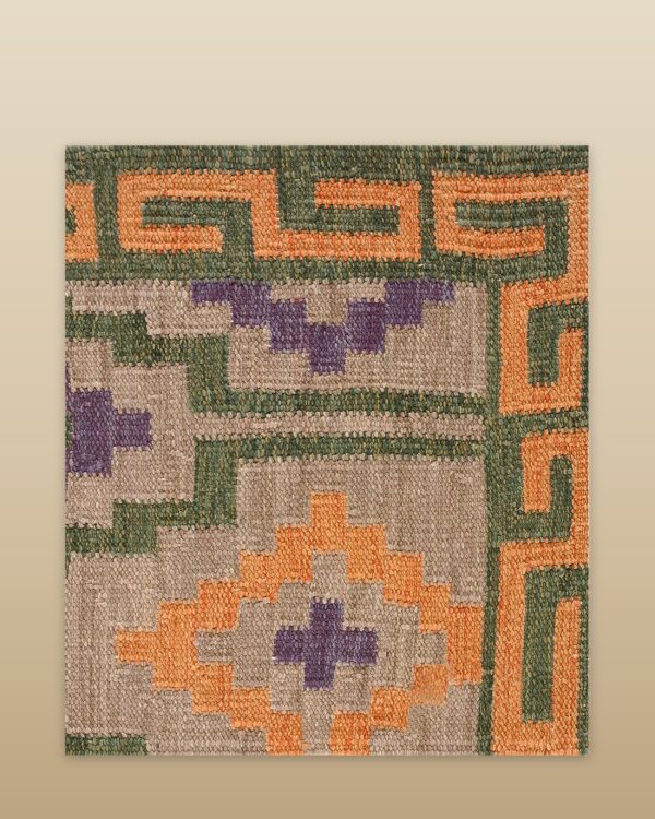 Contemporary swedish style flat weave rug, design sc_563b 1 Contemporary american hooked rug, design sc_563b