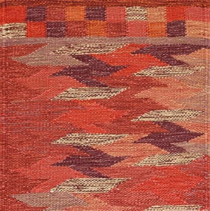 Contemporary American hooked rug, design SC_583