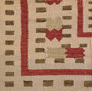 Contemporary American hooked rug, design SC_587