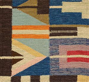 Contemporary American hooked rug, design SC_589B