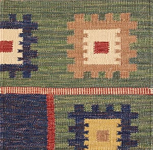 Contemporary American hooked rug, design SC_599