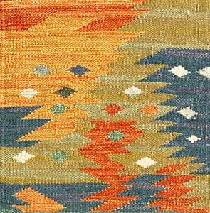 Contemporary American hooked rug, design SC_607