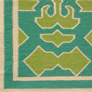 Contemporary American hooked rug, design SC_612
