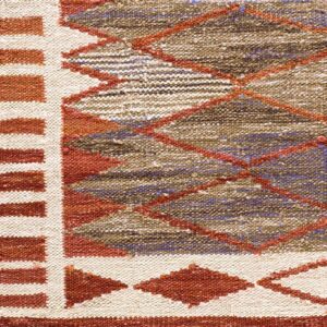 Contemporary American hooked rug, design SC_630