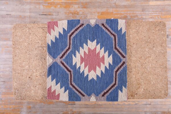 Contemporary swedish style flat weave rug, design sc_641 1 Contemporary american hooked rug, design sc_641