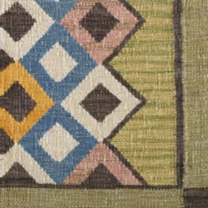 Contemporary American hooked rug, design SC_644