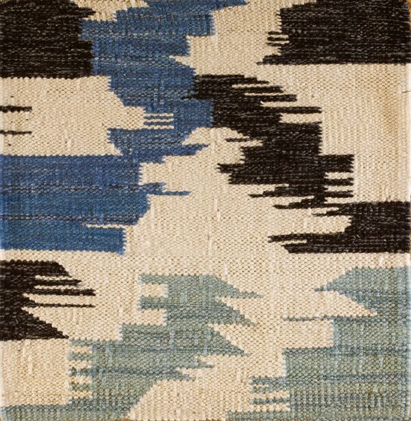 Contemporary swedish style flat weave rug, design sc_645 1 Contemporary american hooked rug, design sc_645
