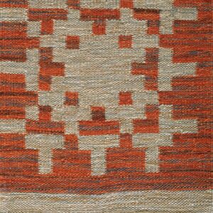 Contemporary American hooked rug, design SC_649