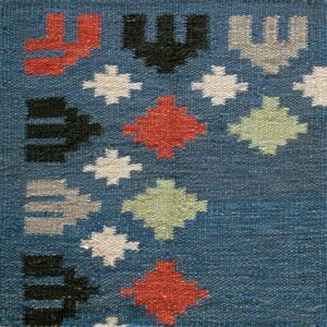 Contemporary American hooked rug, design SC_650