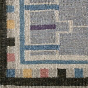 Contemporary American hooked rug, design SC_654