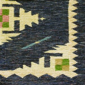 Contemporary American hooked rug, design SC_666