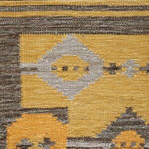 Contemporary American hooked rug, design SC_667