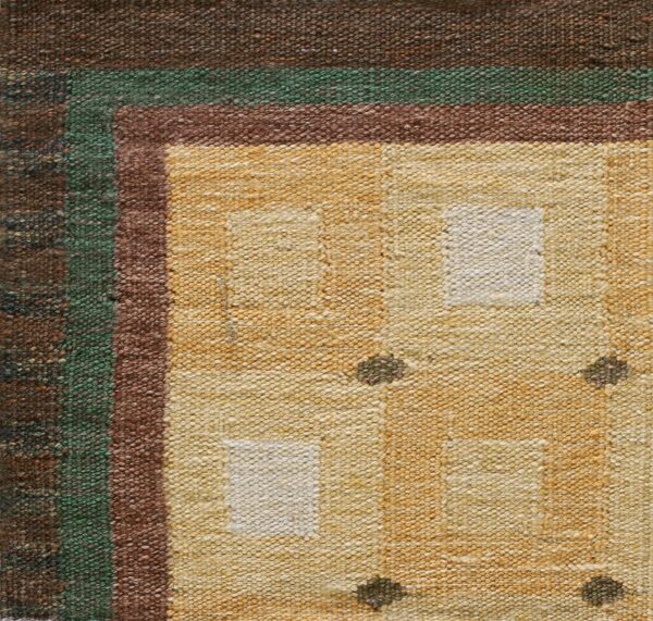 Contemporary american hooked rug, design sc_668