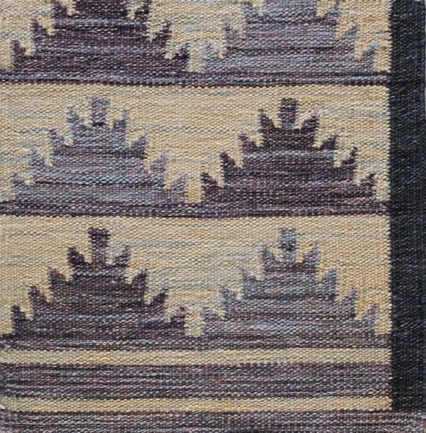 Contemporary american hooked rug, design sc_669