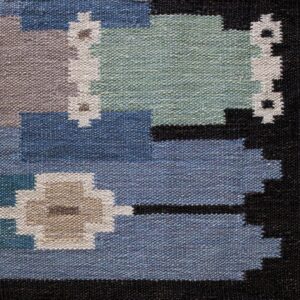 Contemporary American hooked rug, design SC_673