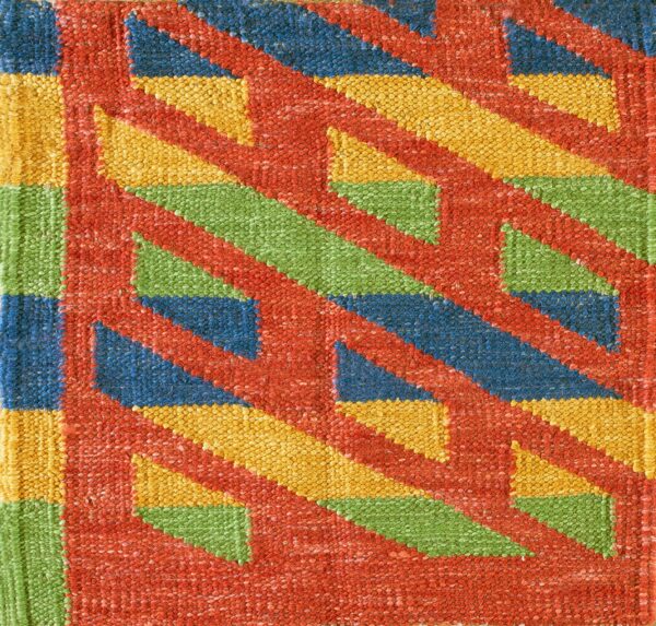 Contemporary swedish style flat weave rug, design sc_675 1 Contemporary american hooked rug, design sc_675