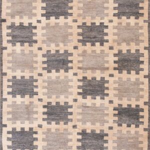 Contemporary American hooked rug, design SCP_03A