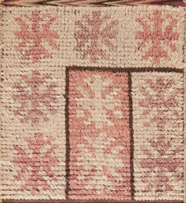 Contemporary swedish style flat weave rug, design scp_09 1 Contemporary american hooked rug, design scp_09