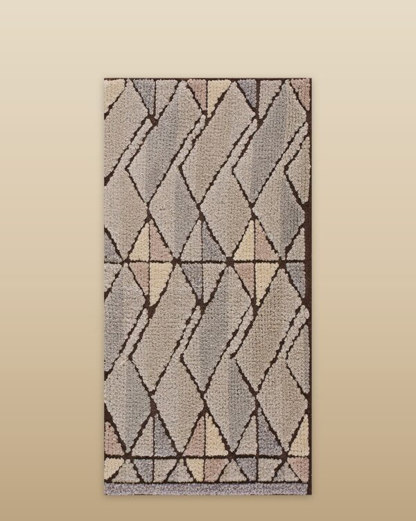 Contemporary swedish style flat weave rug, design scp_11 1 Contemporary american hooked rug, design scp_11