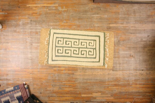 Contemporary swedish style flat weave rug, design scp_22 1 Contemporary american hooked rug, design scp_22