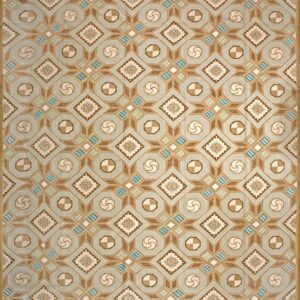 Contemporary American hooked rug, design T1093