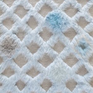 Contemporary American hooked rug, design TL_04F