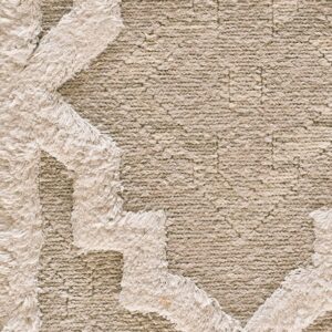 Contemporary American hooked rug, design TL_11A