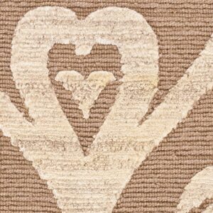 Contemporary American hooked rug, design TL_41A