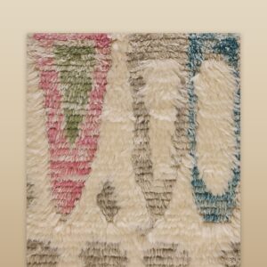 Contemporary American hooked rug, design TL_48