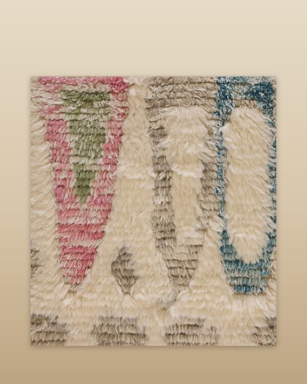 Contemporary american hooked rug, design tl_48