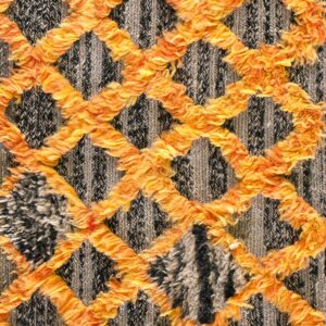 Contemporary American hooked rug, design TL_4D