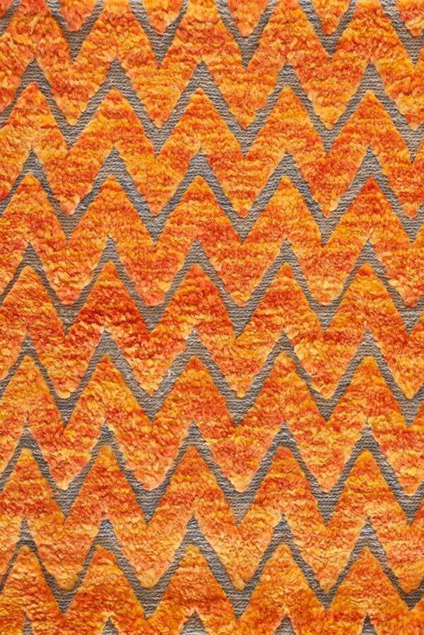 Contemporary tulu rug, design tl_5b 1 Contemporary american hooked rug, design tl_5b