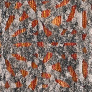 Contemporary American hooked rug, design TL_6A