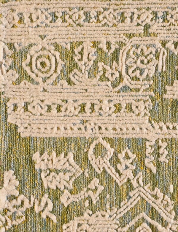 Contemporary american hooked rug, design tl_7a