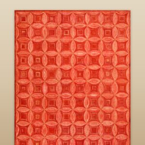 Contemporary American hooked rug, design W1002G