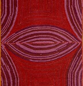 Contemporary American hooked rug, design W1002U1