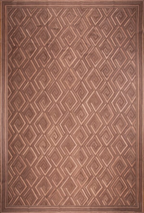 Contemporary american hooked rug, design w1034h3 1 Contemporary american hooked rug, design w1034h3