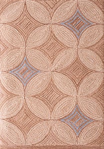 Contemporary american hooked rug, design w1070d2 2 Contemporary american hooked rug, design w1070d2
