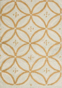 Contemporary American hooked rug, design W1071J