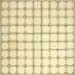 Contemporary American hooked rug, design W1119C