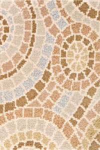 Contemporary American hooked rug, design W6001