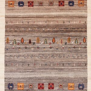 Contemporary American hooked rug, design Z11015