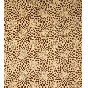 Modern Animal Skin Brown Hand-Tufted Wool Rug Contemporary 7'9x9'9 Carpet