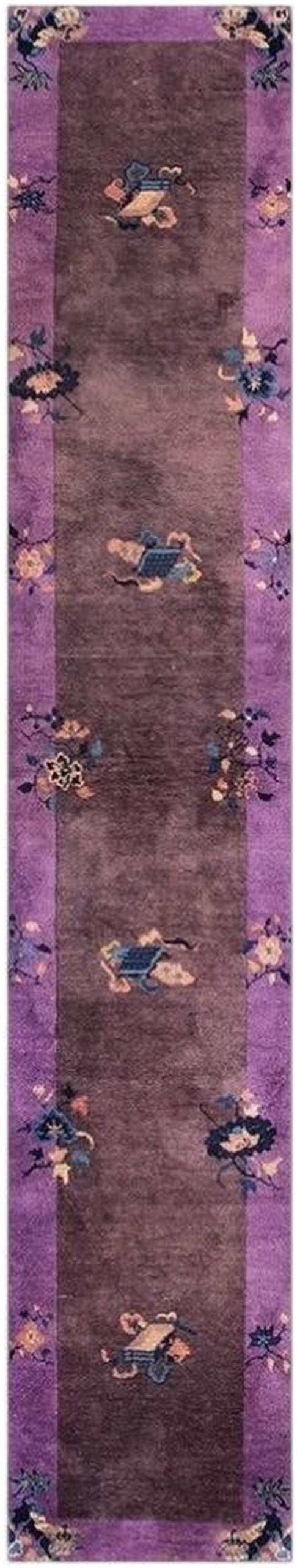 1920s brown traditional motifs geometric antique chinese art deco runner rug 1 1920s brown traditional motifs geometric antique chinese art deco runner rug